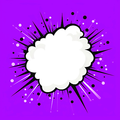 JPG 모양 구름 디자인 선 컬러 백그라운드 패턴 일러스트 그래픽 보라색 흰색 표현 점 비교 팝아트 국내일러스트 AI일러스트 AI콘텐츠 자연요소 컨셉 무늬 그림 파일형식