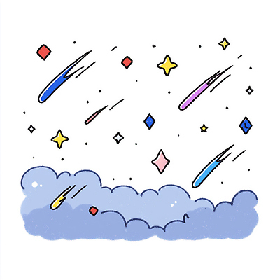 JPG 구름 디자인 별 예술 컬러 백그라운드 일러스트 모션 자연 하늘 밝음 풍경 그래픽 우주 꿈 떨어짐 유성 신비 무한 뷰티풀 상상력 국내일러스트 AI일러스트 AI콘텐츠 자연요소 컨셉 생태계 파일형식