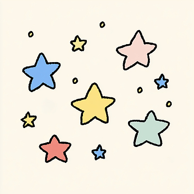 JPG 디자인 별 예술 컬러 백그라운드 패턴 일러스트 자연 하늘 휴식 밝음 그래픽 장식 파란색 귀여움 다양 그림 감성 상상력 아기자기 국내일러스트 AI일러스트 AI콘텐츠 자연요소 다수 컨셉 무늬 생태계 파일형식