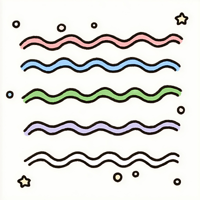 JPG 디자인 물결 예술 선 컬러 백그라운드 패턴 일러스트 그래픽 장식 흰색 원형 감각 모던 그림 심플 손그림 색채 국내일러스트 AI일러스트 AI콘텐츠 도형 무늬 파일형식