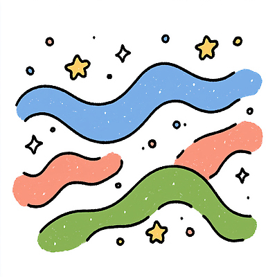 JPG 디자인 별 예술 컬러 백그라운드 패턴 곡선 일러스트 도안 상상 추상 그래픽 장식 기쁨 즐거움 화사함 조화 창의성 국내일러스트 AI일러스트 AI콘텐츠 자연요소 감정 선 컨셉 무늬 파일형식