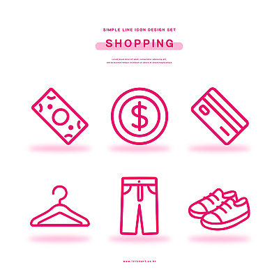 디자인 신발 라인일러스트 일러스트 바지 그래픽 쇼핑 상점 동전 소비 옷걸이 심플 국내일러스트 AI파일 카드프레임 돈 하의 프레임 파일형식 벡터