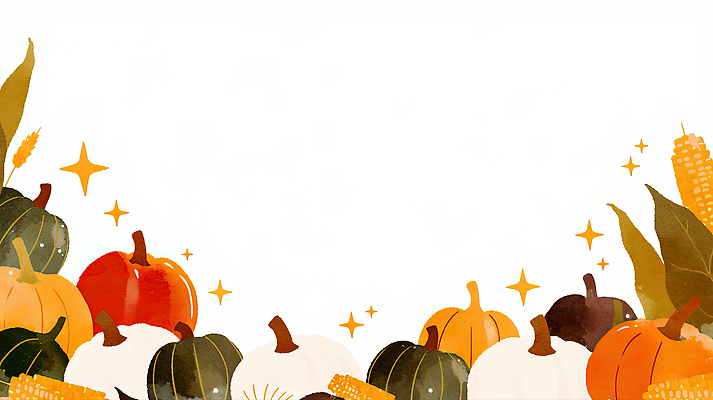 JPG 모양 식물 전통 계절 예술 음식 컬러 백그라운드 농업 채소 일러스트 자연 호박 옥수수 장식 농작물 수확 가을 국내일러스트 AI일러스트 AI콘텐츠 산업 곡류 생태계 파일형식