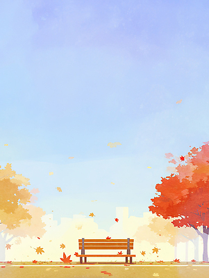 JPG 나무 공원 컬러 단풍 잎 벤치 일러스트 자연 하늘 바람 종류 앉기 풍경 걷기 고요 가을 도시 조화 뷰티풀 풍요 국내일러스트 AI일러스트 AI콘텐츠 자연요소 식물 계절 공공시설 컨셉 의자 모션 날씨 생태계 파일형식