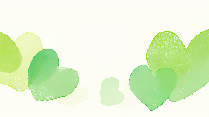 JPG 디자인 컬러 백그라운드 무늬 일러스트 따뜻함 사랑 초록색 인테리어 우정 하트 감각 편안함 심플 부드러움 감성 조화 국내일러스트 AI일러스트 AI콘텐츠 모양 감정 컨셉 친구 파일형식