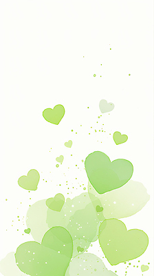 JPG 모양 디자인 감정 예술 백그라운드 패턴 일러스트 사랑 미술 그래픽 초록색 귀여움 물감 하트 표현 분위기 크기 부드러움 밝은색 흩어짐 국내일러스트 AI일러스트 AI콘텐츠 컬러 컨셉 무늬 문화예술 미술도구 감각 파일형식