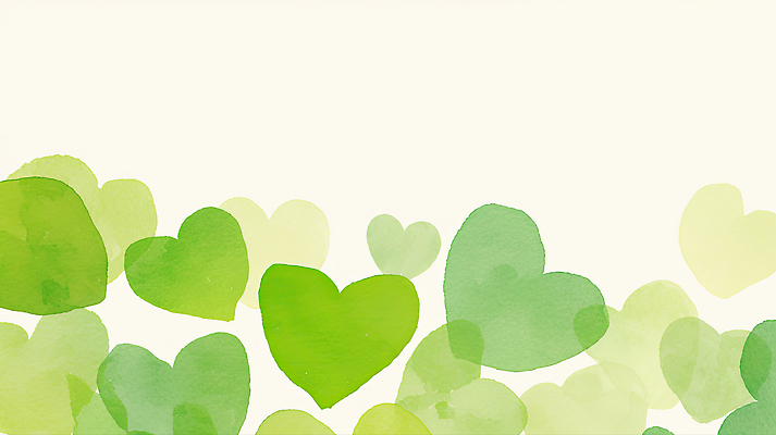JPG 디자인 감정 예술 컬러 백그라운드 패턴 일러스트 자연 따뜻함 사랑 초록색 하트 표현 분위기 부드러움 조화 소통 뷰티풀 창의성 아기자기 국내일러스트 AI일러스트 AI콘텐츠 모양 컨셉 무늬 감각 생태계 파일형식