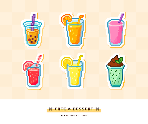 디자인 음료 컬러 과일 일러스트 디저트 카페 맛 즐거움 스무디 아이스티 창의성 디지털아트 국내일러스트 AI파일 감정 음식 컨셉 상점 파일형식 벡터