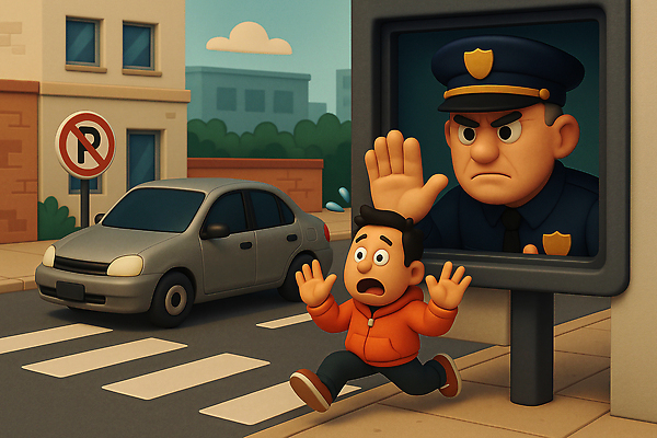 JPG 편집이미지 도로 자동차 경고 안전 소년 건물 일상 도시 표지판 경찰 정지 시끄러움 횡단 편집3D AI컴퓨터그래픽 AI콘텐츠 직업 건축물 남자 길 어린이 육상교통 교통시설 모션 알림판 라이프 3D 파일형식