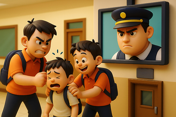 JPG 편집이미지 학생 교육 감정 어린이 교실 학교 친구 교사 학대 지원 편집3D AI컴퓨터그래픽 AI콘텐츠 직업 관계 사람 3D 사회이슈 파일형식