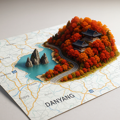 JPG 편집이미지 여행 단풍 고건축 자연 산 한옥 풍경 문화재 가을 수로 조화 단양 뷰티풀 편집3D AI컴퓨터그래픽 AI콘텐츠 한국전통 건축물 계절 잎 3D 생태계 충청북도 파일형식