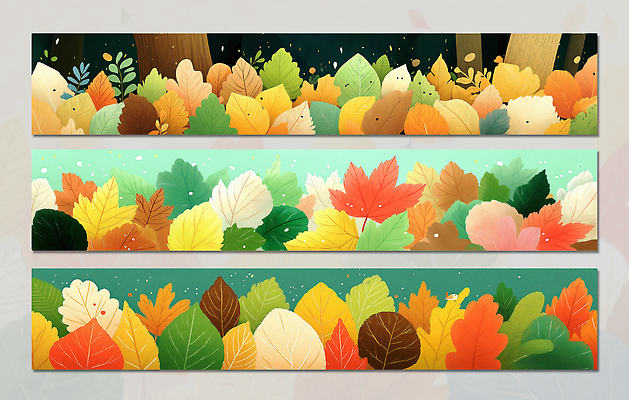 PSD 나무 식물 템플릿 배너템플릿 계절 컬러 잎 자연 미술 풍경 가을 숲 청록색 조화 뷰티풀 색감 배너세트 배너 문화예술 세트 생태계 파일형식