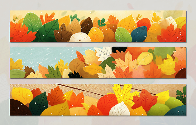 PSD 템플릿 배너템플릿 계절 컬러 단풍 자연 나뭇잎 따뜻함 풍경 고요 가을 화려 변화 조화 뷰티풀 배너세트 배너 컨셉 잎 세트 생태계 파일형식