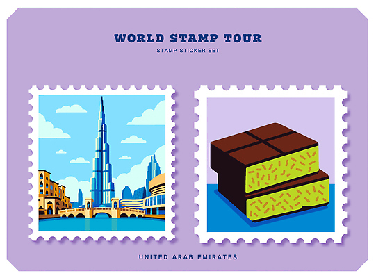 디자인 현대건축 문화 여행 백그라운드 일러스트 디저트 도장 귀여움 그림 방문 섬유 우표 아랍에미리트 랜드마크 국내일러스트 AI파일 건축 음식 컨셉 중동 직물 파일형식 벡터