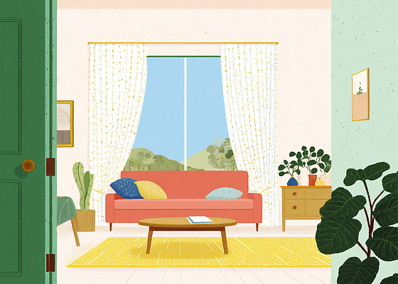 JPG 식물 디자인 화분 거실 일러스트 창문 가족 자연 휴식 주택 인테리어 소파 카펫 공간 편안함 발굴 색감 오후 스타일 국내일러스트 AI일러스트 AI콘텐츠 컨셉 의자 관계 건물 감각 생태계 파일형식
