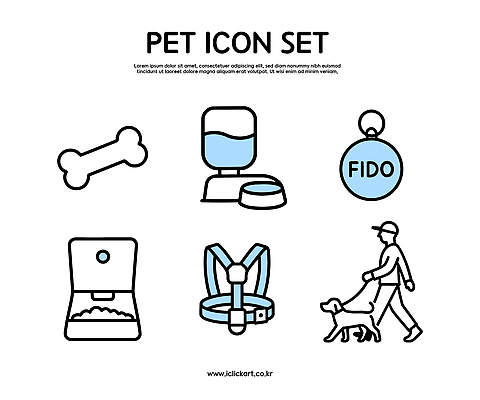 아이콘 디자인 생활용품 목걸이 그래픽 물 반려동물 고양이 산책 개 먹이 가슴줄 2D아이콘 AI파일 자연요소 동물 장신구 포유류 휴식 오브젝트 파일형식 벡터 반려용품