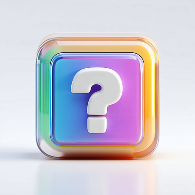 JPG 무료이미지 편집이미지 디자인 컬러 그래픽 디지털 정보 물음표 표현 화려 자주색 질문 심볼 모던 호기심 정사각형 편집3D AI컴퓨터그래픽 AI콘텐츠 도형 기호 감정 컨셉 3D 파일형식 무료콘텐츠