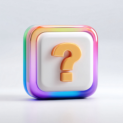 JPG 모양 편집이미지 디자인 컬러 그래픽 컬러풀 디지털 물음표 신선 모던 그림 심플 개성 조화 창의성 편집3D AI컴퓨터그래픽 AI콘텐츠 기호 3D 파일형식