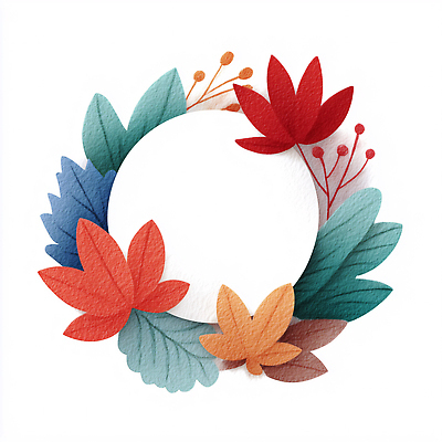 JPG 디자인 컬러 백그라운드 단풍 잎 일러스트 자연 장식 화환 가을 그림 부드러움 감성 조화 뷰티풀 창의성 국내일러스트 AI일러스트 AI콘텐츠 식물 계절 꽃 컨셉 감각 생태계 파일형식