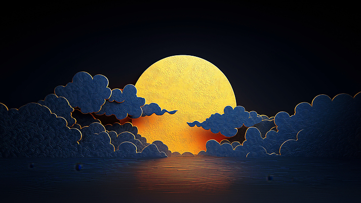 JPG 구름 편집이미지 컬러 자연 하늘 풍경 빛 평화 일출 황혼 일몰 보름달 뷰티풀 오후 경관 이미지편집 AI컴퓨터그래픽 AI콘텐츠 자연요소 컨셉 노을 달 생태계 파일형식