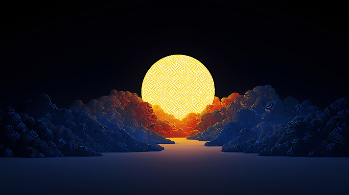 JPG 구름 편집이미지 바다 컬러 자연 하늘 풍경 빛 평화 일출 어둠 보름달 분위기 저녁 제목 이미지편집 AI컴퓨터그래픽 AI콘텐츠 자연요소 컨셉 노을 달 야간 생태계 파일형식