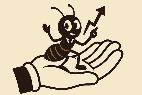 캐릭터 손 디자인 상징 일러스트 비즈니스 성공 미래 경제 귀여움 희망 활발 성장 발전 벌 방향 기회 긍정적 국내일러스트 AI파일 감정 곤충 컨셉 신체부위 파일형식 벡터