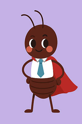 캐릭터 디자인 교육 포즈 곤충 백그라운드 일러스트 정장 귀여움 보라색 기쁨 즐거움 소통 빨간망토 상상력 슈퍼히어로 창의력 국내일러스트 AI파일 동물 옷 감정 컬러 컨셉 망토 영웅 파일형식 벡터