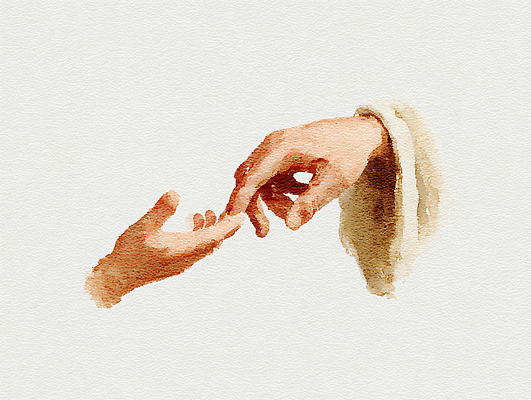 JPG 손 디자인 감정 예술 상징 일러스트 관계 수채화 따뜻함 사람 만남 표현 연결 그림 부드러움 인연 소통 뷰티풀 창작 국내일러스트 AI일러스트 AI콘텐츠 컨셉 신체부위 감각 파일형식