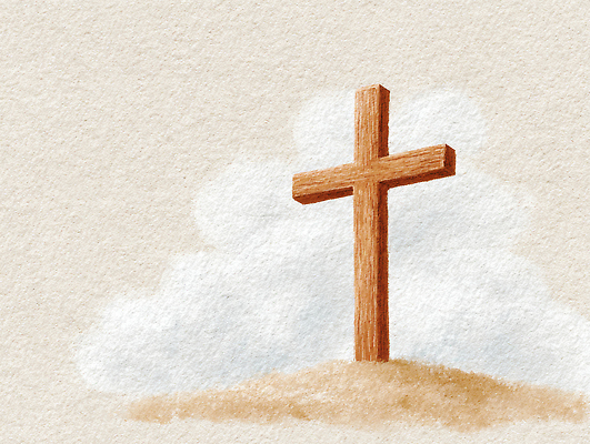 JPG 나무 구름 종교 상징 십자가 일러스트 자연 하늘 사람 라이프 평화 믿음 희망 고요 조화 국내일러스트 AI일러스트 AI콘텐츠 자연요소 식물 감정 컨셉 생활 생태계 파일형식