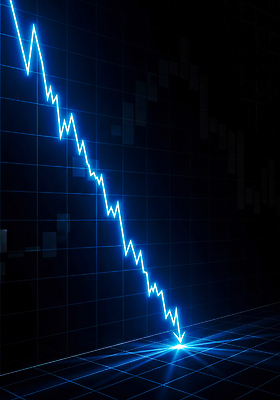 JPG 편집이미지 패턴 통계 수치 그래프 기술 경제 파란색 유행 자료 정보 시장 하락 분석 이미지편집 AI컴퓨터그래픽 AI콘텐츠 컬러 컨셉 무늬 파일형식