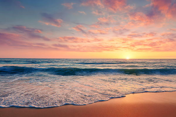 JPG 편집이미지 파도 바다 컬러 자연 하늘 풍경 해변 일상 여름 모래사장 고요 일몰 뷰티풀 수평선 편집실사 AI포토 AI콘텐츠 계절 라이프 노을 CG 생태계 파일형식