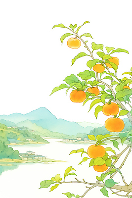 JPG 나무 열매 과일 일러스트 자연 하늘 가지 귤 산 풍경 여름 농작물 평화 일출 계곡 주황색 수확 신선 시세 뷰티풀 풍요 국내일러스트 AI일러스트 AI콘텐츠 식물 계절 컬러 컨셉 농업 채소 금융 노을 생태계 파일형식