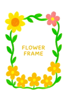 PSD 식물 디자인 꽃 예술 컬러 백그라운드 일러스트 자연 해바라기 프레임 따뜻함 그래픽 장식 노란색 상큼 국내일러스트 생태계 파일형식