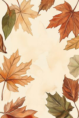 JPG 식물 디자인 계절 예술 컬러 백그라운드 단풍 잎 곡선 일러스트 자연 수채화 따뜻함 환경 원근감 추수 가을 뷰티풀 피부톤 국내일러스트 AI일러스트 AI콘텐츠 선 뷰포인트 농업 피부 생태계 파일형식