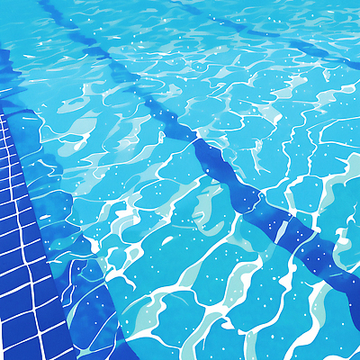 JPG 수영복 파도 일러스트 물놀이 아침 휴식 수영장 풍경 물 여름 파란색 운동 햇빛 반사 맑음 수영 수면 타일 수돗물 오후 국내일러스트 AI일러스트 AI콘텐츠 주간 자연요소 옷 계절 바다 컬러 컨셉 놀이 날씨 건강 태양 수상스포츠 파일형식