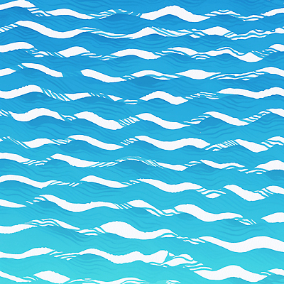 JPG 물결 파도 바다 컬러 일러스트 자연 하늘 풍경 해변 물 파란색 햇빛 평화 수면 수리 수조 차분 국내일러스트 AI일러스트 AI콘텐츠 자연요소 컨셉 태양 생태계 파일형식