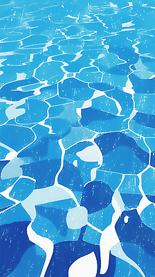 JPG 물결 패턴 일러스트 자연 수영장 물 여름 파란색 반짝임 태양 평화 수중 물방울 수면 편안함 시원함 수조 조화 깊이 물리 뷰티풀 국내일러스트 AI일러스트 AI콘텐츠 자연요소 계절 컬러 컨셉 무늬 모션 감각 생태계 파일형식