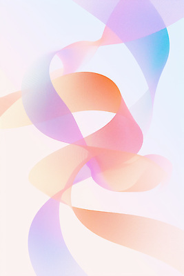 JPG 디자인 포스터 리본 예술 컬러 백그라운드 일러스트 추상 인테리어 스크린 흐름 감각 부드러움 조화 비율 뷰티풀 상상력 창의성 국내일러스트 AI일러스트 AI콘텐츠 컨셉 무늬 파일형식