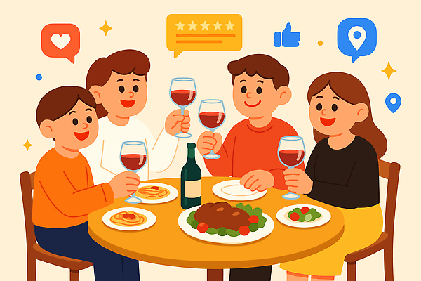 음료 음식 일러스트 모션 탁자 기념 대화 요리 웃음 친구 파티 와인 식사 기쁨 모임 축하 체험 저녁 즐거움 소셜 국내일러스트 AI파일 감정 가구 컨셉 관계 주류 표정 말하기 이벤트 야간 파일형식 벡터