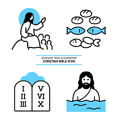 아이콘 종교 빵 어류 성경 기도 예수 가르침 기적 제자 구약 보리떡 세례 회개 신약_의학 2D아이콘 AI파일 교육 음식 종교용품 의학 떡 수중동물 신_종교 파일형식 벡터