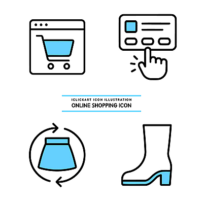아이콘 디자인 드레스 거래 구매 상품 장바구니 결제 온라인쇼핑 편리함 전자상거래 결제방법 2D아이콘 AI파일 옷 컨셉 쇼핑 바구니 온라인 방법 파일형식 벡터