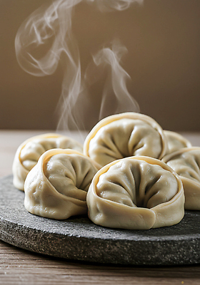 JPG 편집이미지 한식 음식 재료 디저트 따뜻함 요리 식사 주름 수증기 먹기 만두 부드러움 찐만두 편집실사 AI포토 AI콘텐츠 모션 감각 CG 파일형식