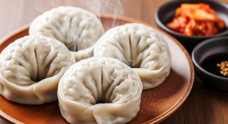 JPG 편집이미지 전통 접시 한식 음식 재료 디저트 김치 따뜻함 요리 식사 수증기 만두 맛있는 편집실사 AI포토 AI콘텐츠 식기 CG 파일형식