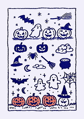 PSD 상징 일러스트 호박 장식 축제 할로윈 분위기 유령 도깨비 마녀 거미 박쥐 국내일러스트 곤충 컨셉 채소 포유류 파일형식