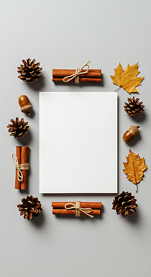 JPG 편집이미지 디자인 컬러 자연 탁자 나뭇잎 장식 가을 공예 오브젝트 그림 솔방울 조화 시나몬 창의성 편집실사 AI포토 AI콘텐츠 계절 가구 잎 취미 CG 생태계 파일형식