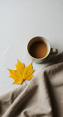 JPG 편집이미지 커피 음료 컬러 단풍 패턴 자연 탁자 따뜻함 컵 인테리어 가을 편안함 오브젝트 베이지색 차분 편집실사 AI포토 AI콘텐츠 식기 디자인 계절 가구 컨셉 잎 무늬 감각 CG 생태계 파일형식