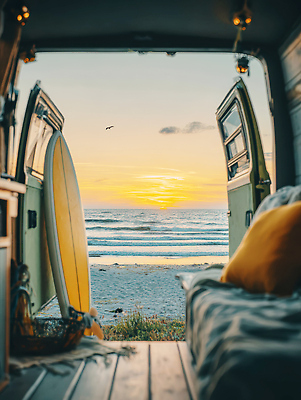 JPG 편집이미지 바다 여행 자동차 자연 휴식 풍경 해변 햇빛 평화 캠핑 보드 서핑 저녁 차안 편집실사 AI포토 AI콘텐츠 육상교통 스포츠 컨셉 레저 태양 수상스포츠 야간 CG 생태계 파일형식