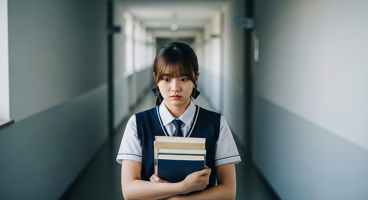 JPG 편집이미지 학생 여학생 교육 교복 교실 학교 청소년 표정 일상 책 학습 복도 강의실 집중 의료성형뷰티 편집실사 AI인물포토 AI콘텐츠 옷 여자 컨셉 사람 라이프 공간 CG 파일형식 AI포토