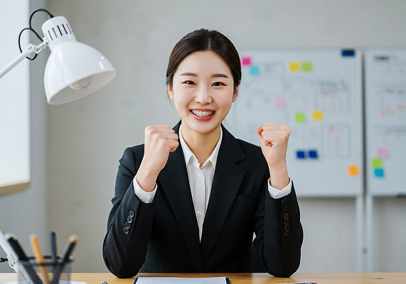 JPG 편집이미지 여자 백그라운드 성공 직장 표정 정장 일상 사무실 자료 기쁨 업무 자신감 긍정 노력 의료성형뷰티 편집실사 AI인물포토 AI콘텐츠 옷 감정 컨셉 회사 비즈니스 사람 라이프 작업 CG 파일형식 AI포토