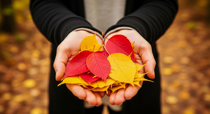 JPG 편집이미지 손 계절 컬러 잎 자연 따뜻함 풍경 환경 가을 숲 담기 뷰티풀 색감 의료성형뷰티 편집실사 AI인물포토 AI콘텐츠 식물 모션 신체부위 CG 생태계 파일형식 AI포토